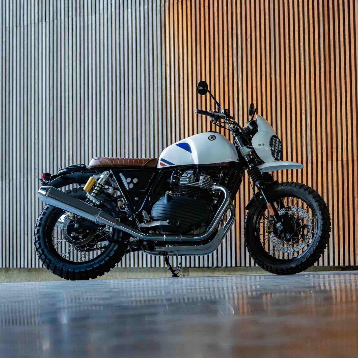 MONO SEAT Brown for Royal Enfield Interceptor 650, Continental GT 650 - Bonvent Motorbikes