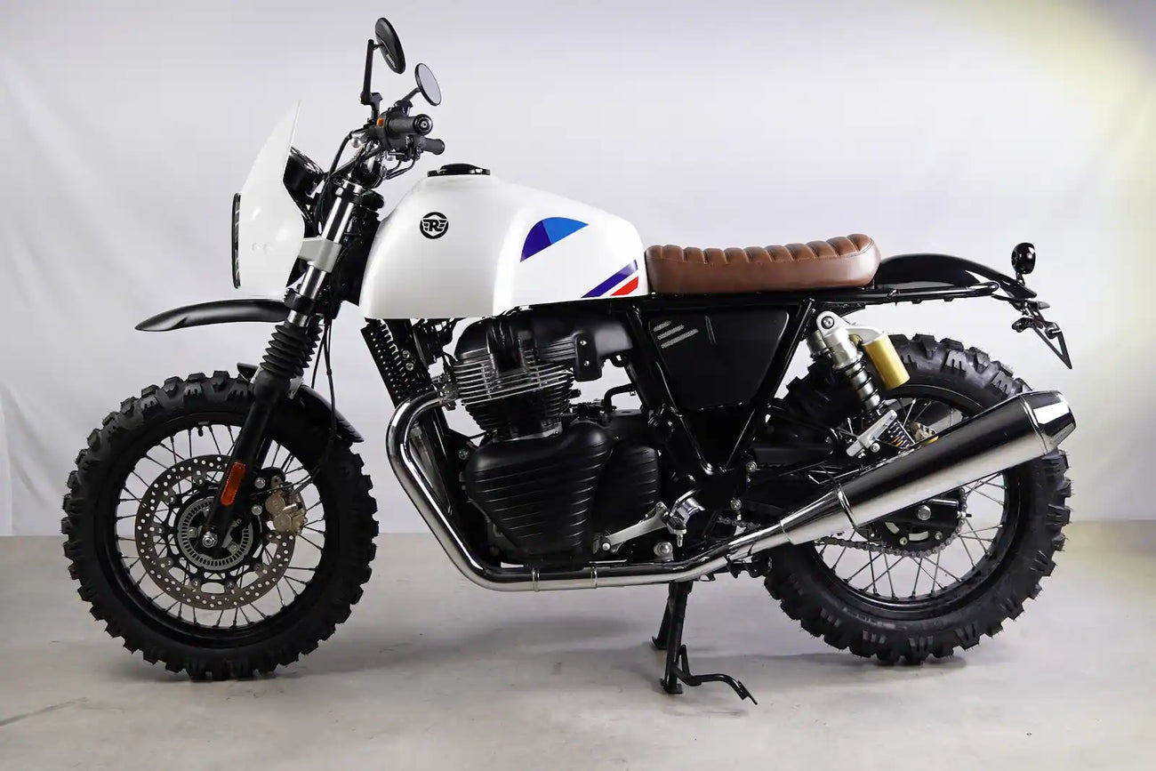 Royal Enfield Interceptor 650 after installing a complete Bonvent custom kit