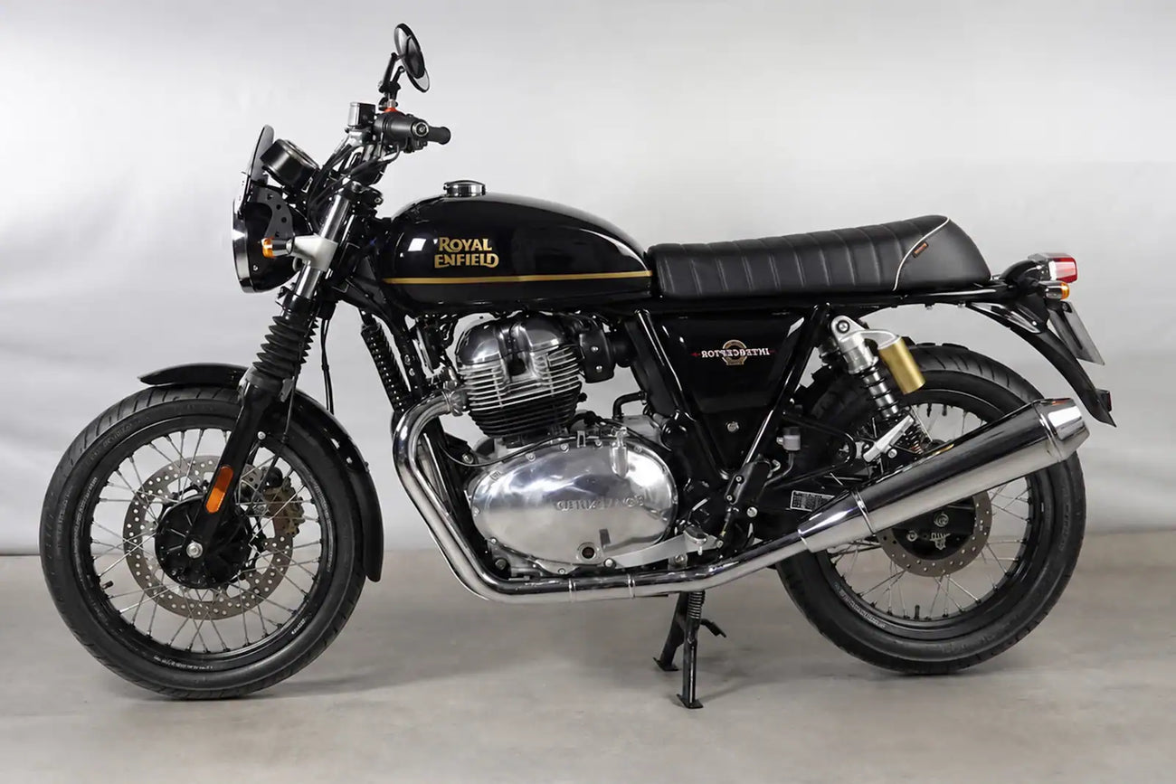 Royal Enfield Interceptor 650 before a complete Bonvent custom transformation
