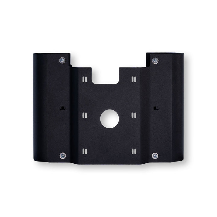 Black fork cover plate behind mini LED headlight on Hunter 350