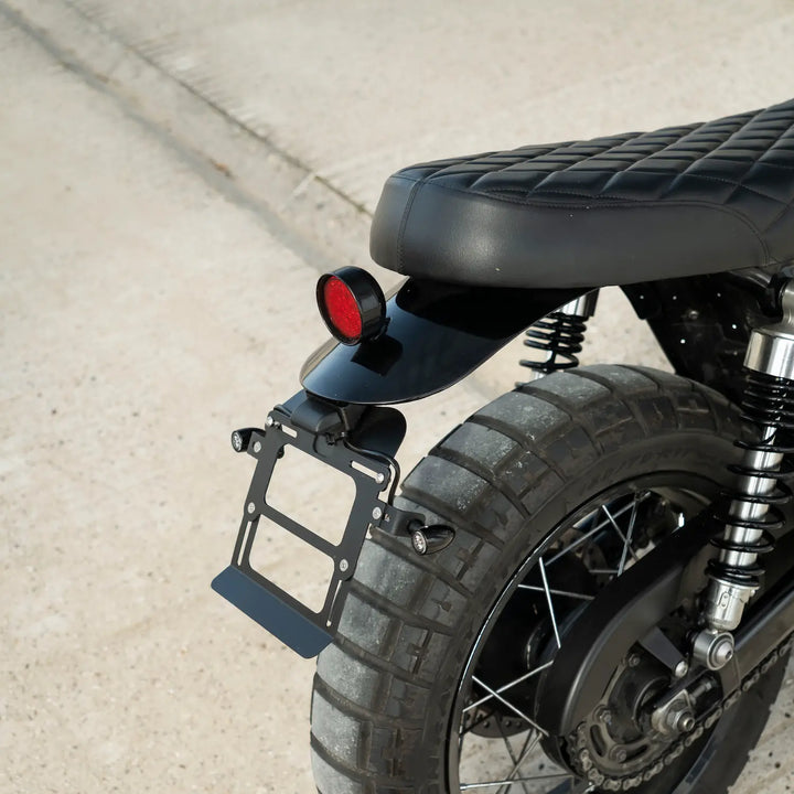 Rear Mudguard with Integrated Tail Light & Plate Holder — Triumph Bonneville T100 / T120 (2016+)