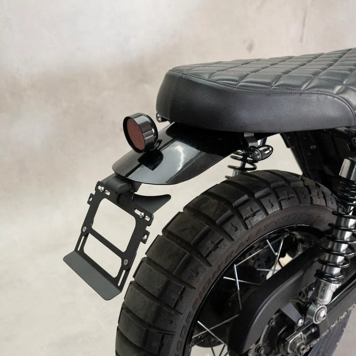 Adjustable Rear Under-Seat Indicator Brackets for Triumph Street Twin, Street Cup, Street Scrambler, T100 LC & T120