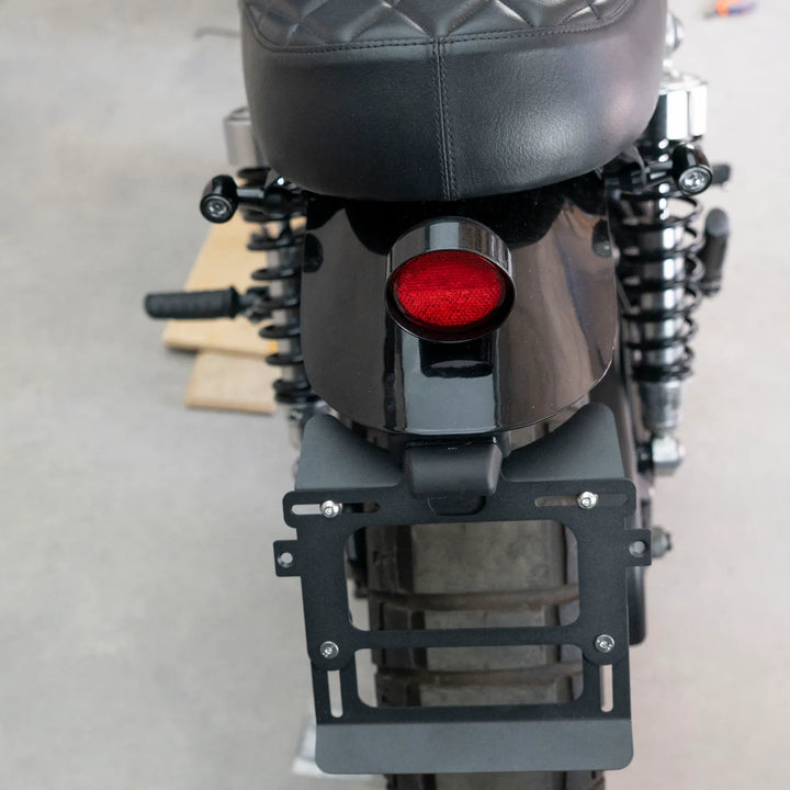 Adjustable Rear Under-Seat Indicator Brackets for Triumph Street Twin, Street Cup, Street Scrambler, T100 LC & T120