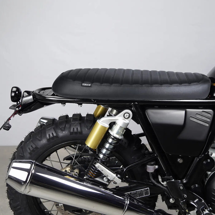 Flat Seat Black Ribbed