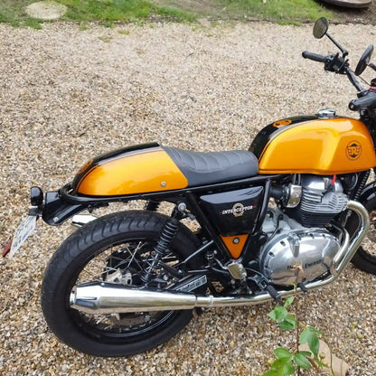 Tail tidy kit installed on a cafe racer Royal Enfield GT 650