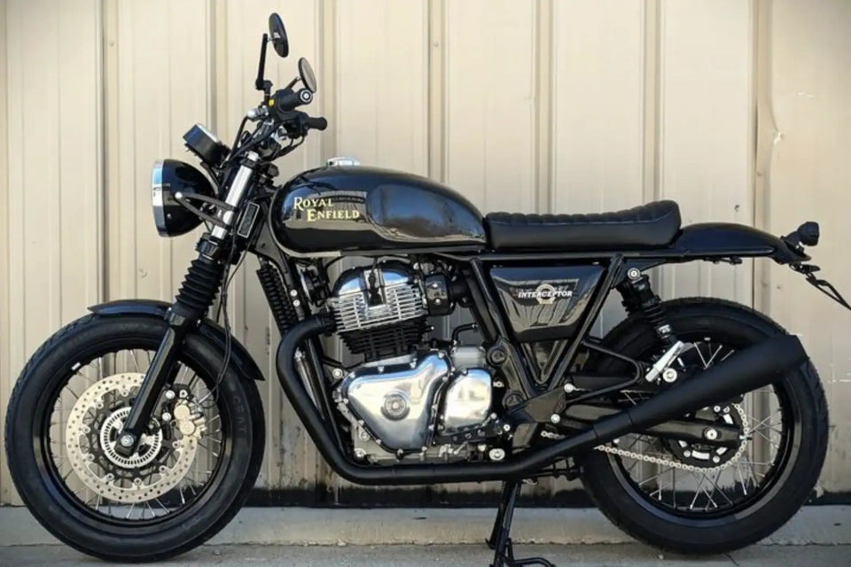 Baxter Cycle's Royal Enfield Interceptor 650 in USA fitted with Scrambler Kit for Royal Enfield Interceptor 650 & Continental GT 650