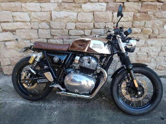 Royal Enfield Continental GT 650 in France fitted with GT 650 Single Seat for Interceptor 650 & Continental GT 650 Solo Seat