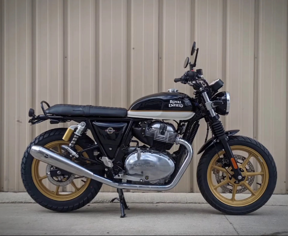 Baxter Cycle's Royal Enfield Interceptor 650 in United States fitted with GT 650 & Interceptor 650 Front Mudguard