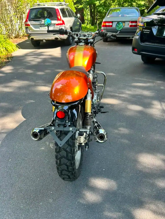 Royal Enfield Interceptor 650 in United States fitted with GT 650 & Interceptor 650 Rear Loop Frame Cover, Interceptor 650 Tail Tidy & GT 650 Tail Light Kit – E-mark / CE, Royal Enfield Wiring Adapter for Aftermarket Tail Lights – GT 650, Interceptor 650, Bear 650 & Hunter 350