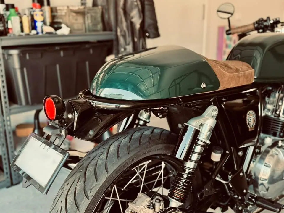 Royal Enfield Continental GT 650 in Portugal fitted with Interceptor 650 Tail Tidy & GT 650 Tail Light Kit – E-mark / CE