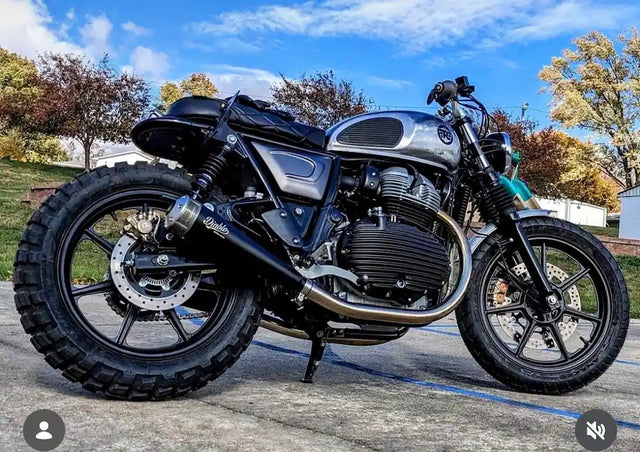 MK Designs's Royal Enfield Interceptor 650 in India fitted with GT 650 Single Seat for Interceptor 650 & Continental GT 650 Solo Seat