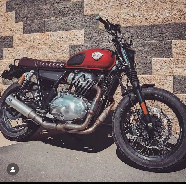 Royal Enfield Interceptor 650 in United States fitted with LED Headlight Cowl for Interceptor 650, Short Front Mudguard for Interceptor 650 & GT 650