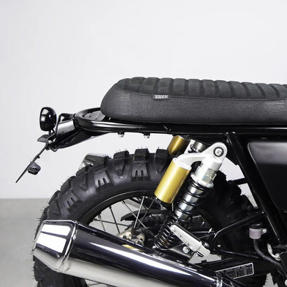 Royal Enfield Interceptor 650 with Leather Custom Seat and Tail Light Kit