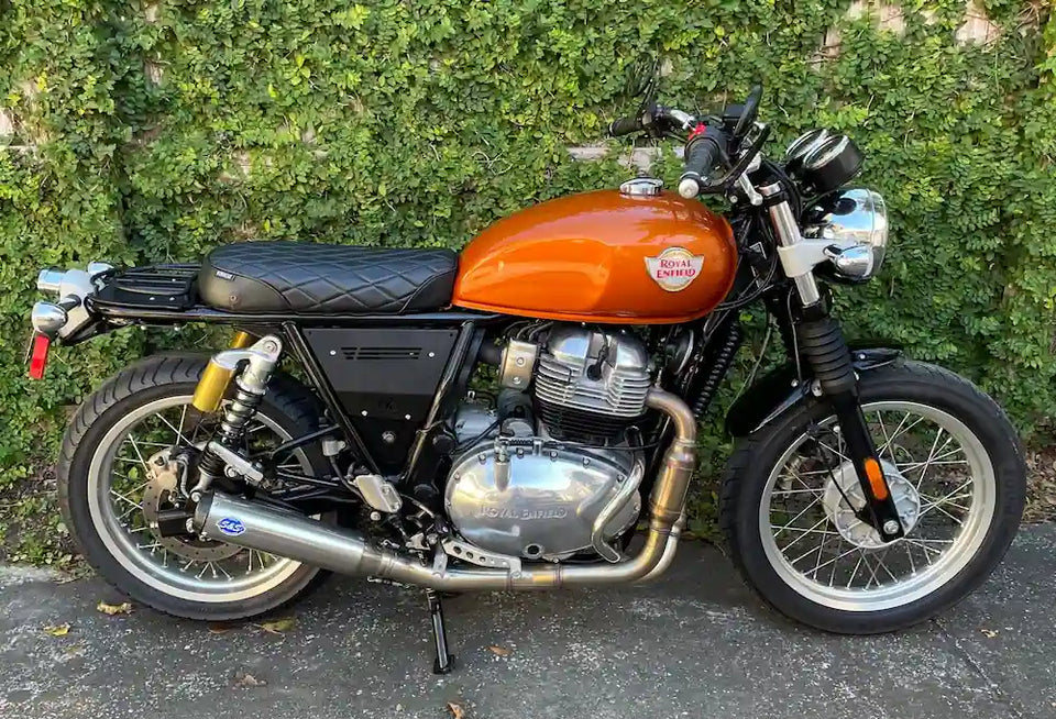 Lucas.F's Royal Enfield Interceptor 650 in Italy fitted with Interceptor 650 Modular Seat Kit – Solo & Duo Setup for GT 650, GT 650 & Interceptor 650 Front Mudguard