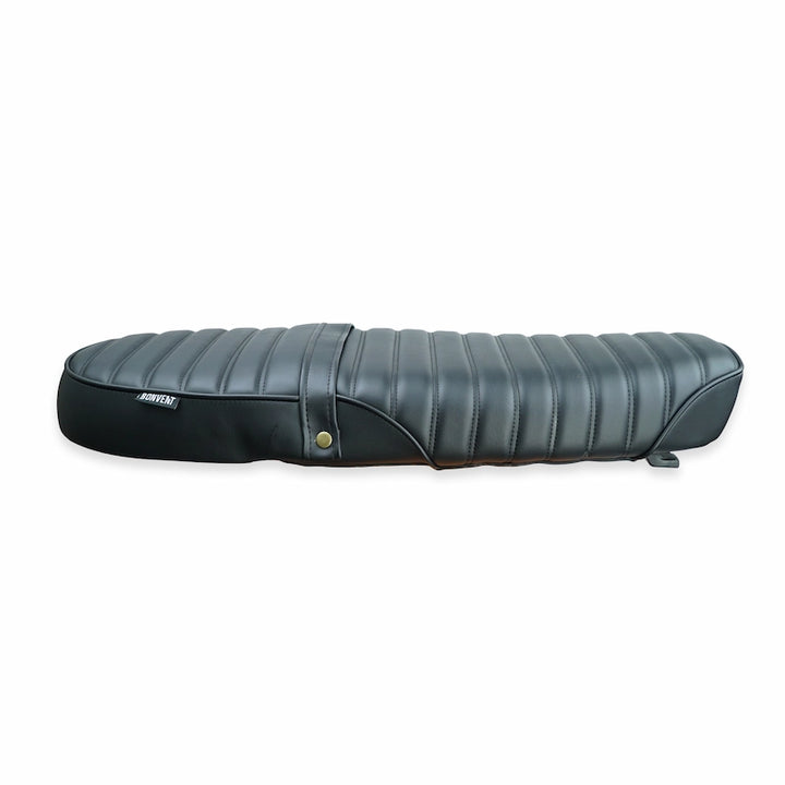 Black Ribbed Variant Color from the modular seat Kit from Bonvent Motorbikes