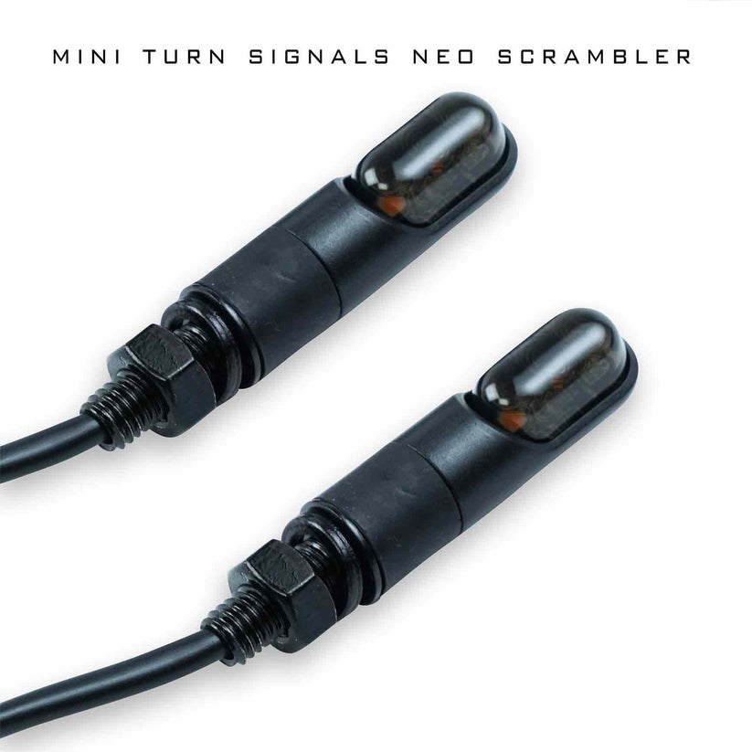 Neo Scrambler LED turn signals for Royal Enfield 650 custom build