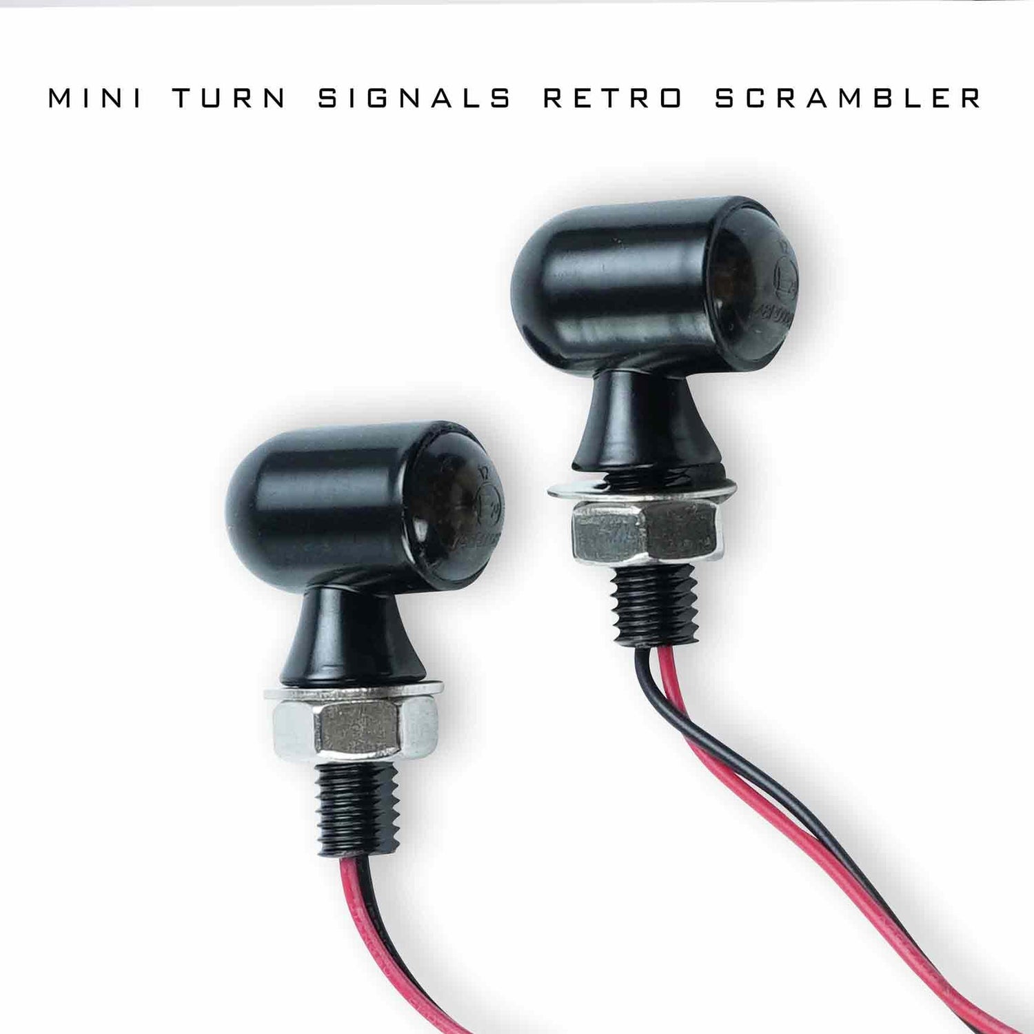 Retro Scrambler LED indicators for Royal Enfield Interceptor 650 and GT 650
