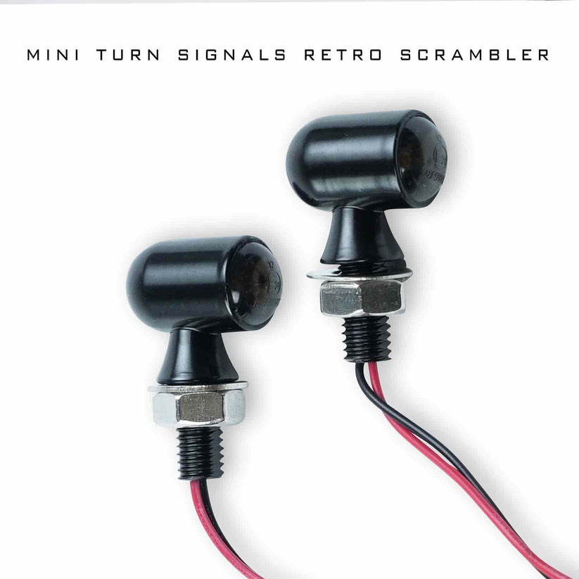 Retro Scrambler LED indicators for Royal Enfield Interceptor 650 and GT 650