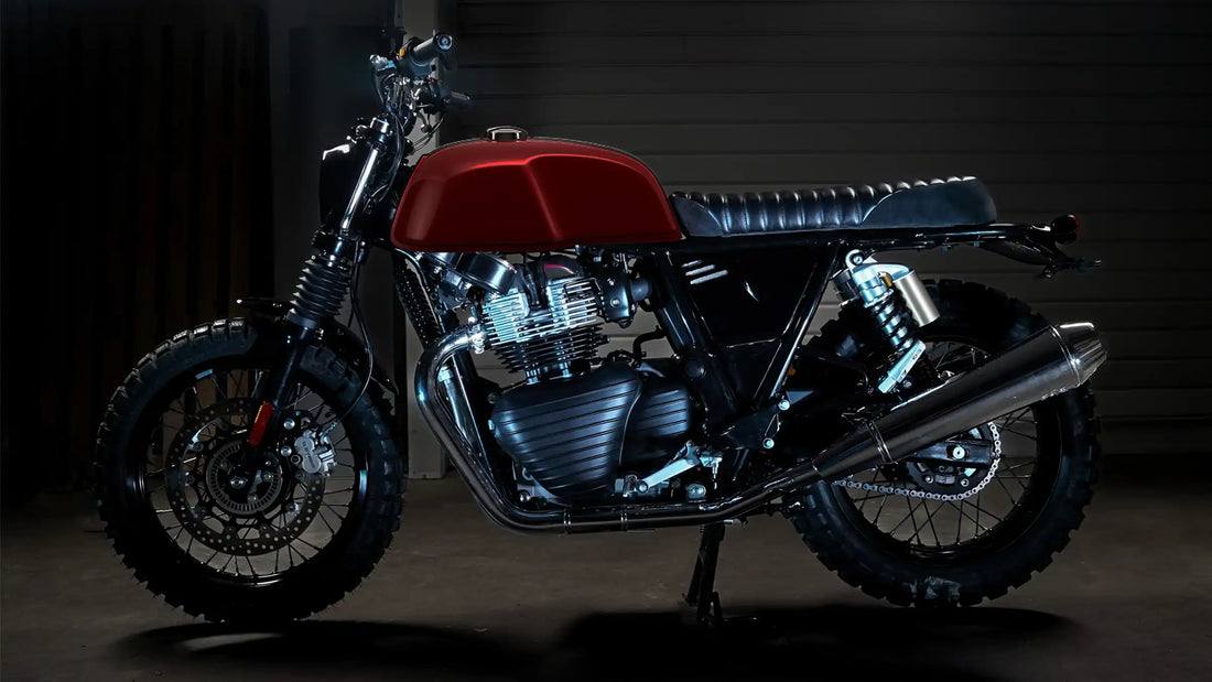 Royal Enfield Continental GT 650 Custom parts modification by Bonvent motorbikes
