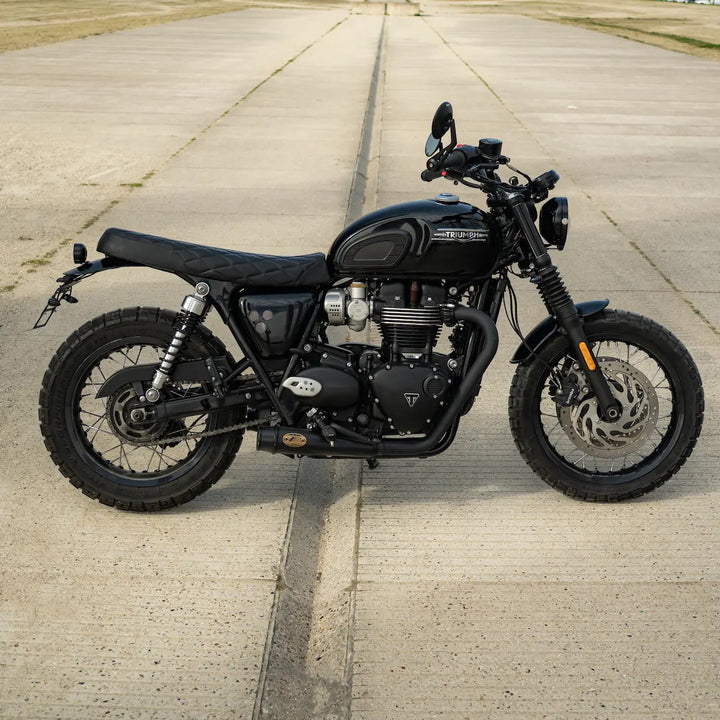 Triumph Bonneville custom parts with compact Bonvent speedometer housing