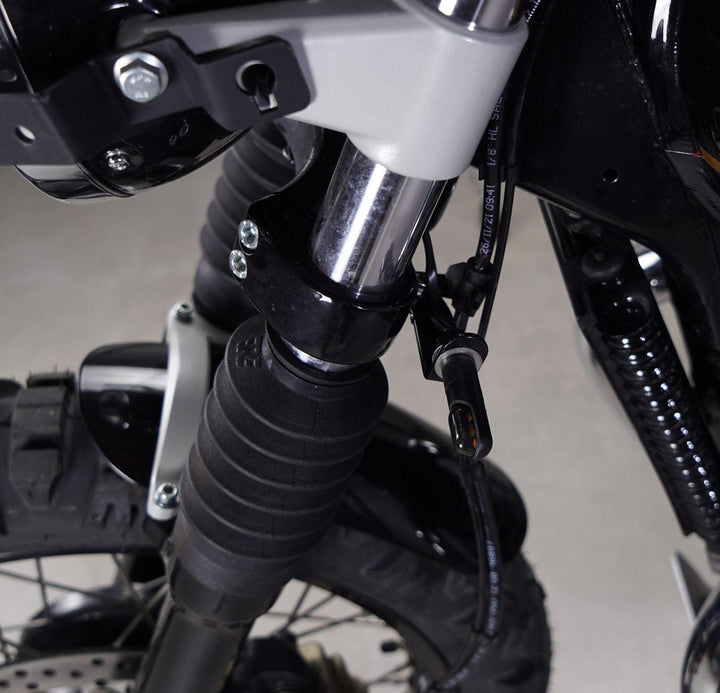 Front indicator brackets included with Interceptor 650 LED headlight cowl