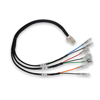 Plug and play rear wiring adapter for Royal Enfield custom lights and indicators