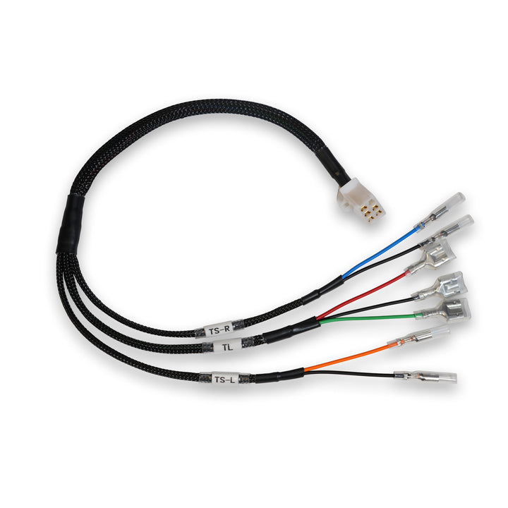 Plug and play rear wiring adapter for Royal Enfield custom lights and indicators