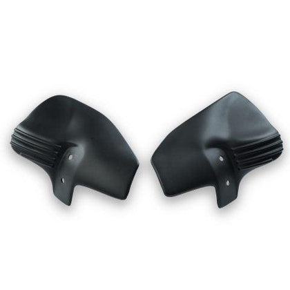 Pair of matte black heat shields for Interceptor 650, GT 650 and Bear 650