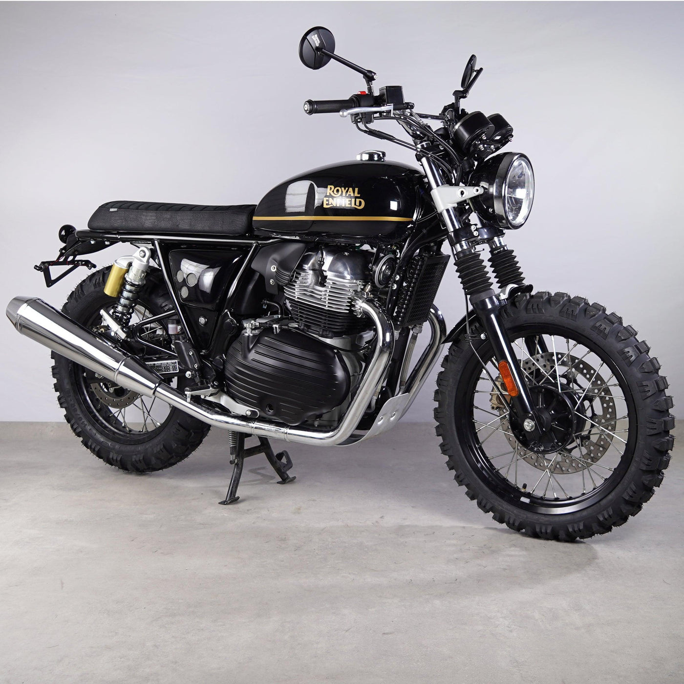 Royal Enfield Interceptor Crambler Build side profile