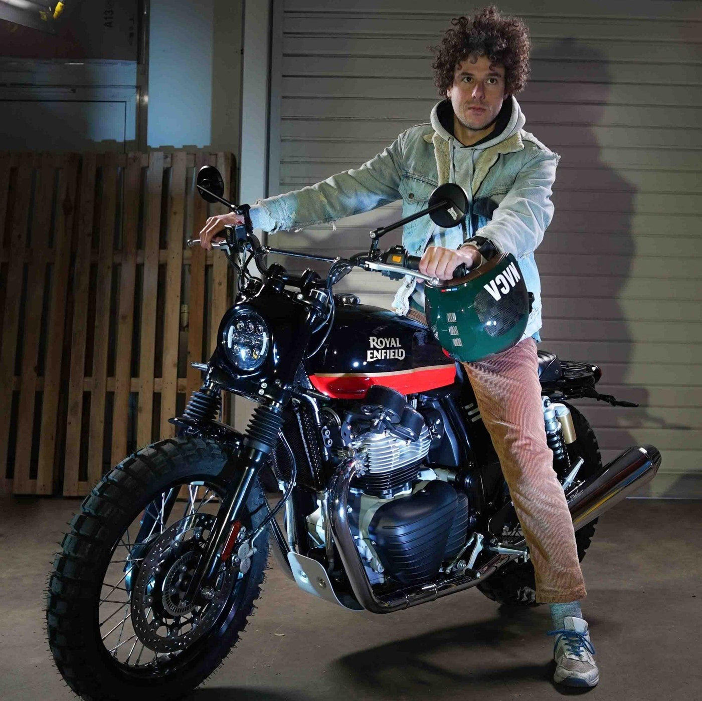Royal Enfield 650 custom motorcycle with Bonvent engine covers and premium accessories