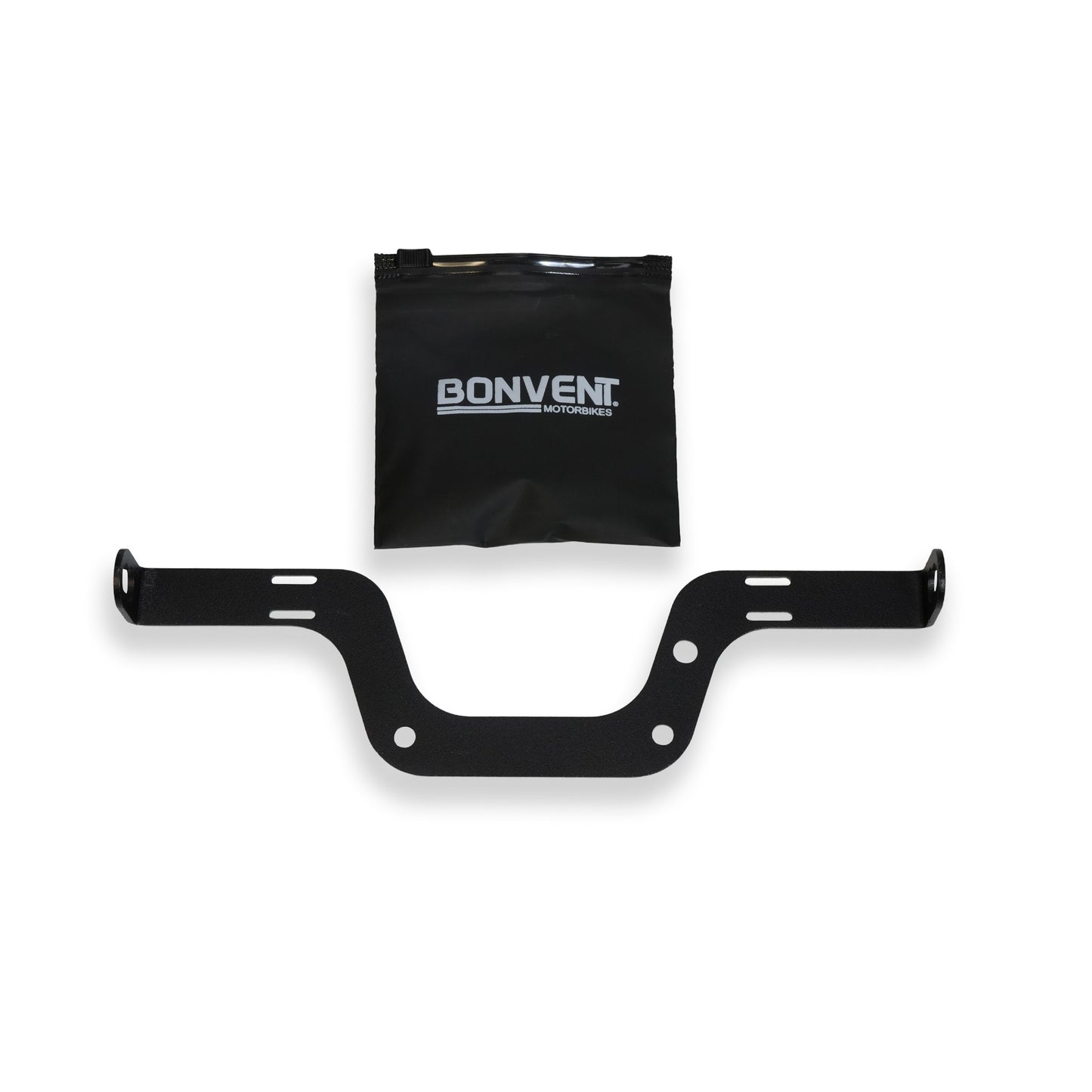 Bonvent Motorbikes front indicator mounting brackets for Royal Enfield Hunter 350 with installation hardware