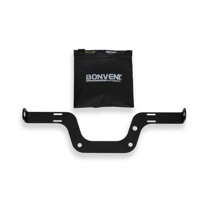 Bonvent Motorbikes front indicator mounting brackets for Royal Enfield Hunter 350 with installation hardware