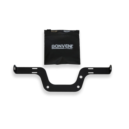 Bonvent Motorbikes front indicator mounting brackets for Royal Enfield Hunter 350 with installation hardware