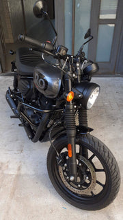 Customer photo for Short Front Mudguard for Royal Enfield Hunter 350