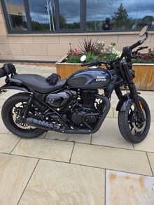 Customer photo for Custom Side Covers for Royal Enfield Hunter 350