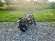 Customer photo for Triumph Bonneville Tail Tidy & LED Tail Light Kit – T100 & T120