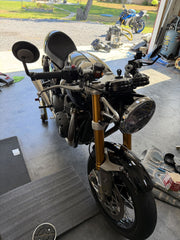 Customer photo for Mini Speedometer Housing for Triumph Bonneville T100 LC / T120 / Street Cup / Thruxton / Speed Twin 1200