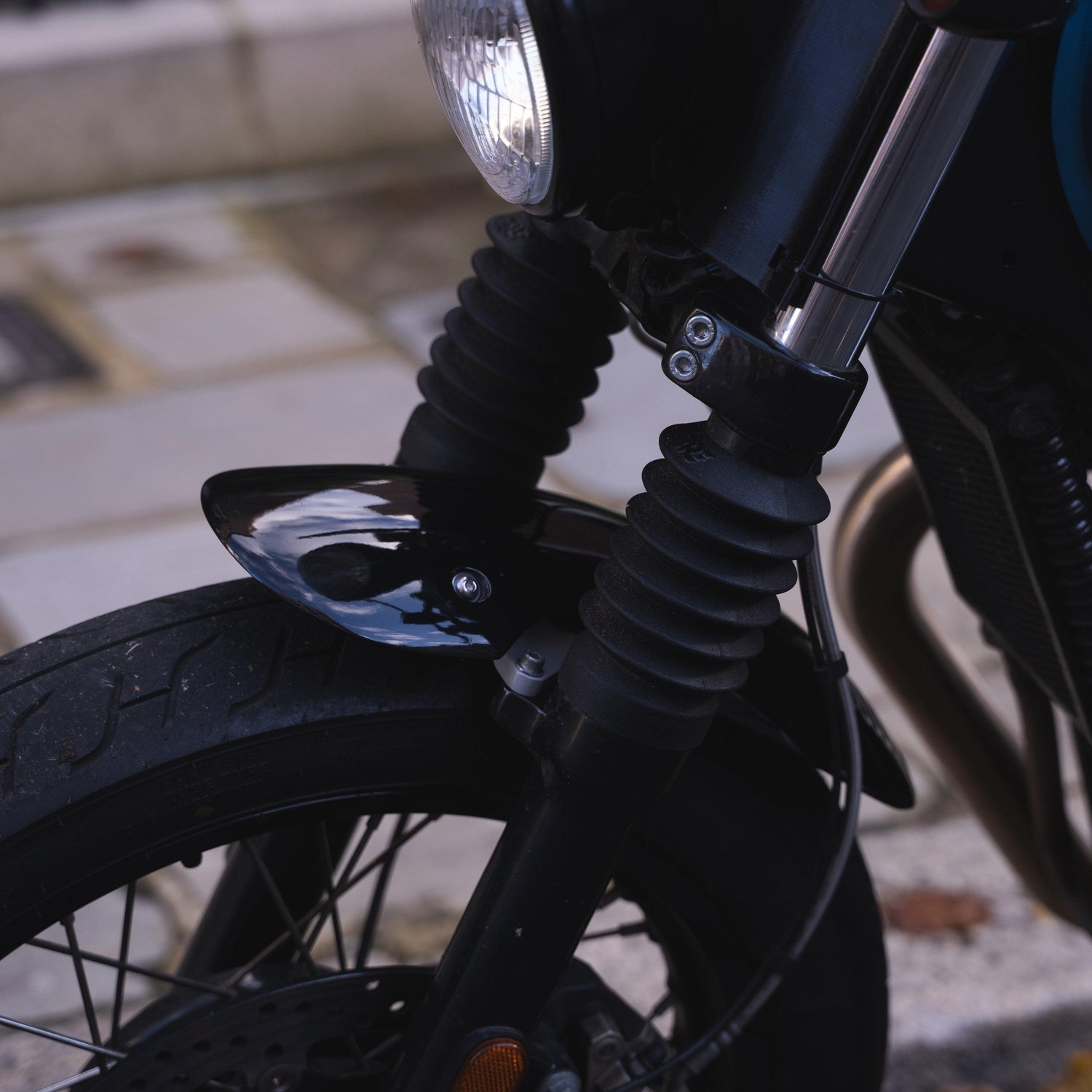 Custom front mudguard for Royal Enfield Interceptor 650 and GT 650