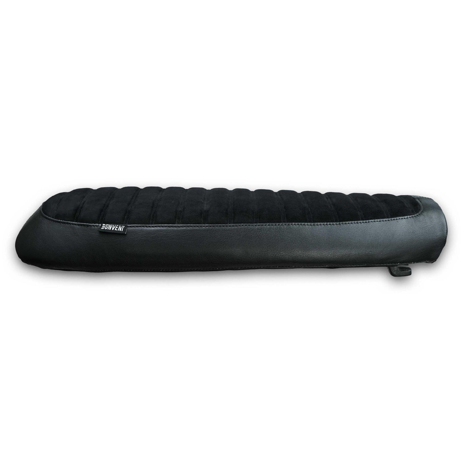 Black suede Flat Scrambler Seat for Interceptor 650 and GT 650
