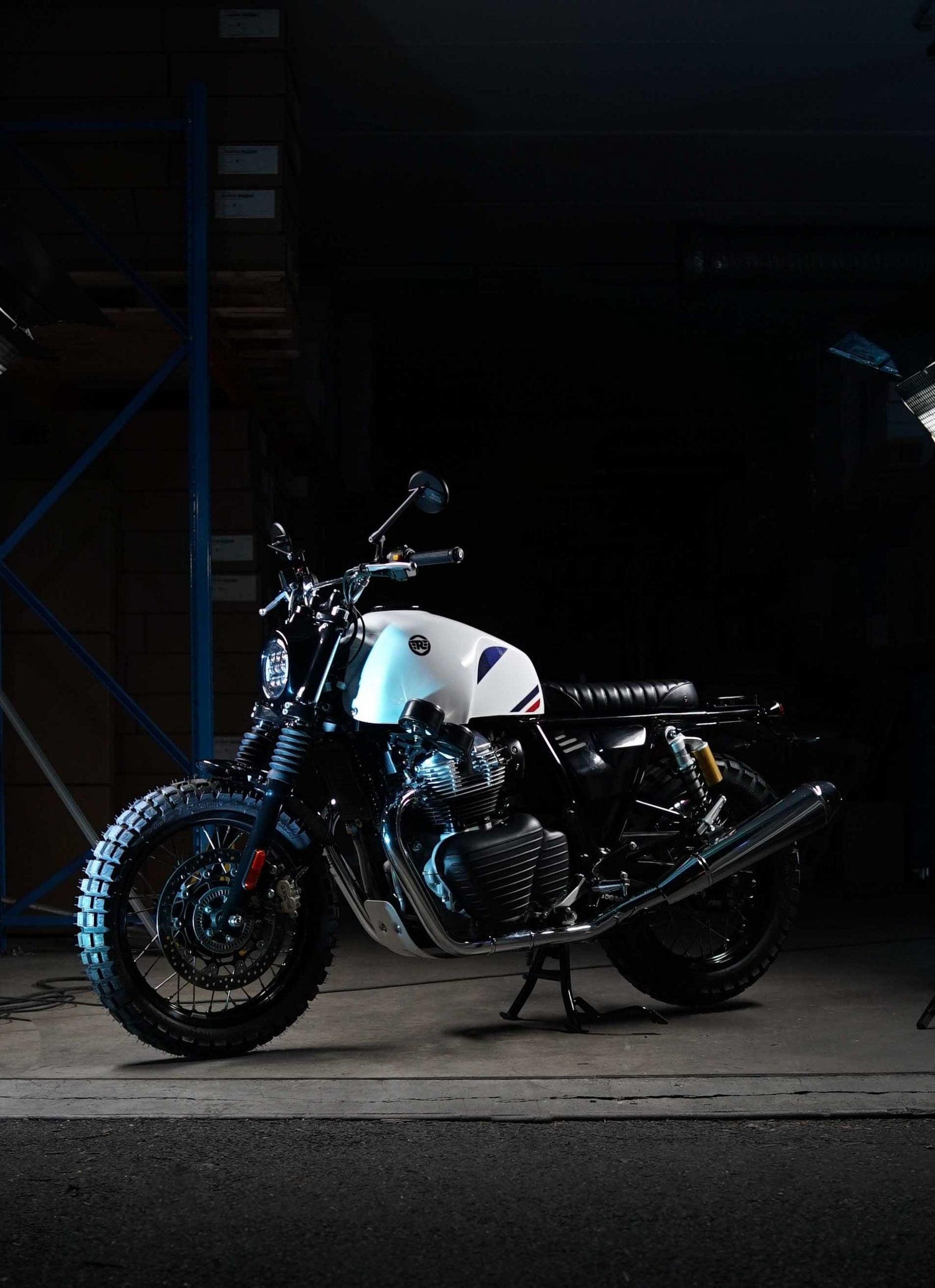 Custom front fender for Royal Enfield 650 custom motorcycle