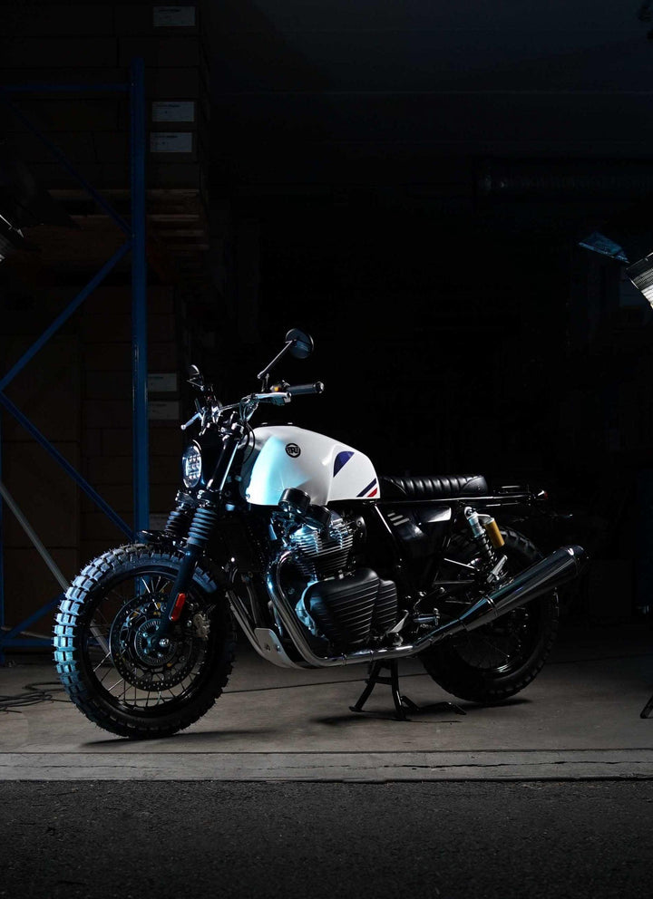 Custom front fender for Royal Enfield 650 custom motorcycle