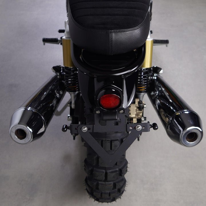 Custom short rear mudguard for Royal Enfield 650