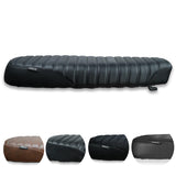 Custom seat finish options for Royal Enfield Interceptor 650 and GT 650