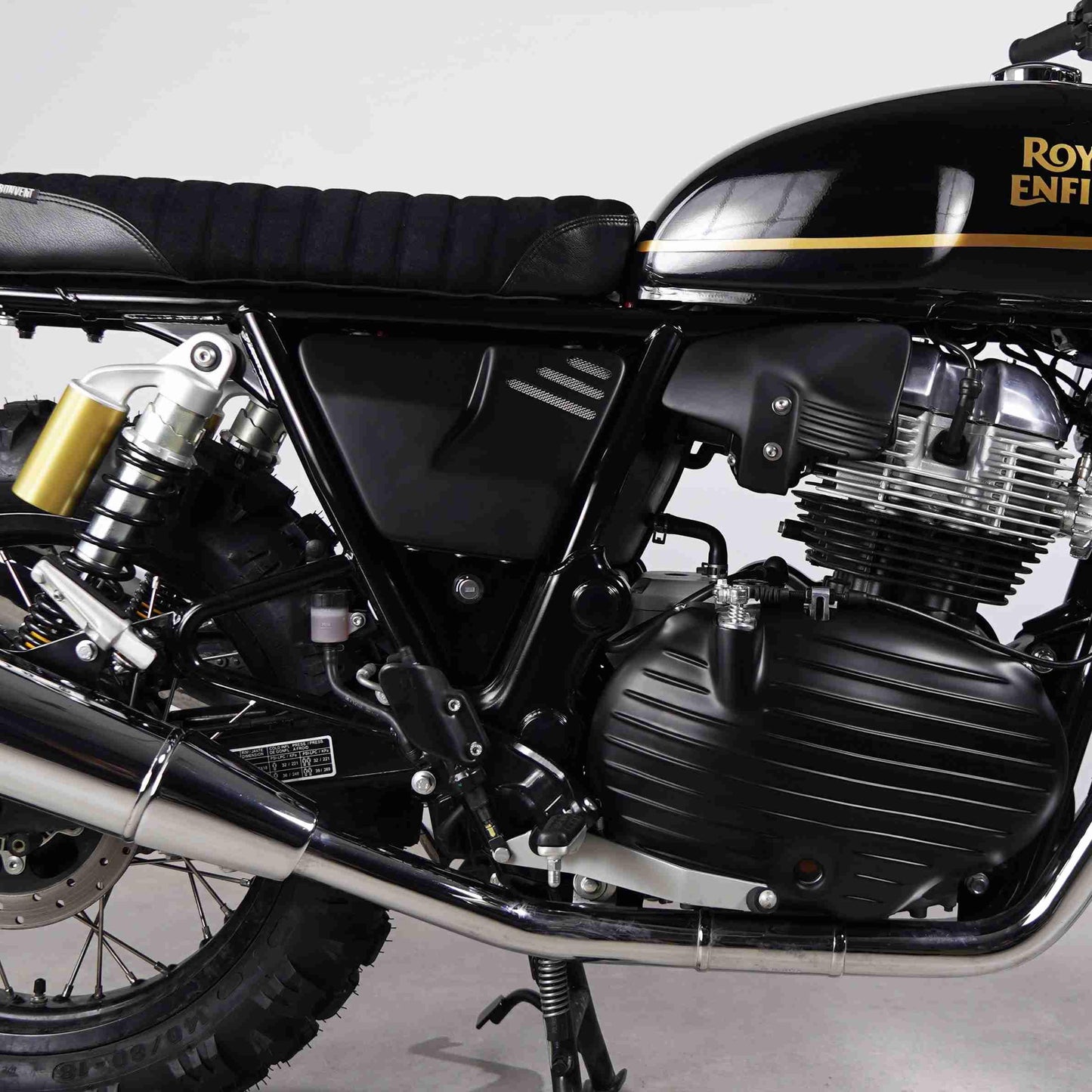 Custom Side Panels in scrambler vintage style for Royal Enfield bikes