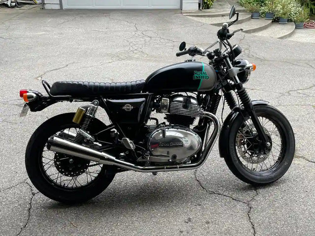 Royal Enfield Interceptor 650 in Germany fitted with Interceptor 650 Custom Seat & GT 650 Custom Seat