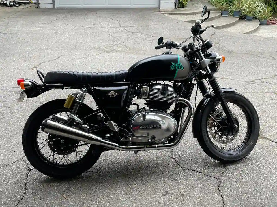 Royal Enfield Interceptor 650 in Germany fitted with Interceptor 650 Custom Seat & GT 650 Custom Seat