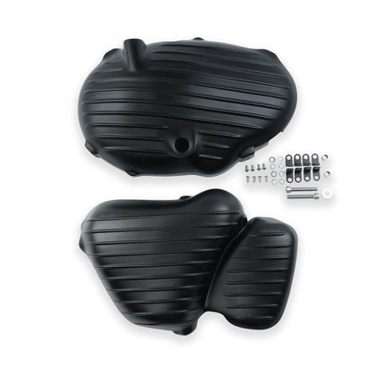 Engine covers kit for Royal Enfield GT 650 and Interceptor 650 with CNC steel brackets