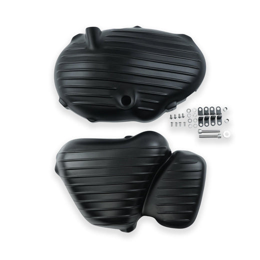Engine covers kit for Royal Enfield GT 650 and Interceptor 650 with CNC steel brackets