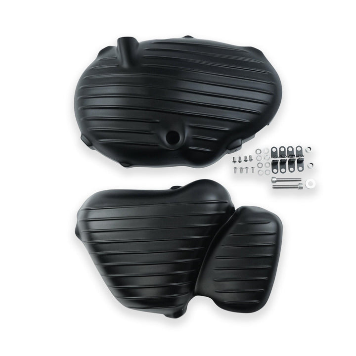 Engine covers kit for Royal Enfield GT 650 and Interceptor 650 with CNC steel brackets