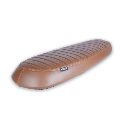 ASSENTO FLAT CLASSIC SUEDE CROCO para Royal Enfield Interceptor 650 & Continental GT 650 – Atualização de Conforto & Estilo Scrambler 